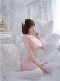 Coser @ Nisa Vol.013 pink cheongsam(11)